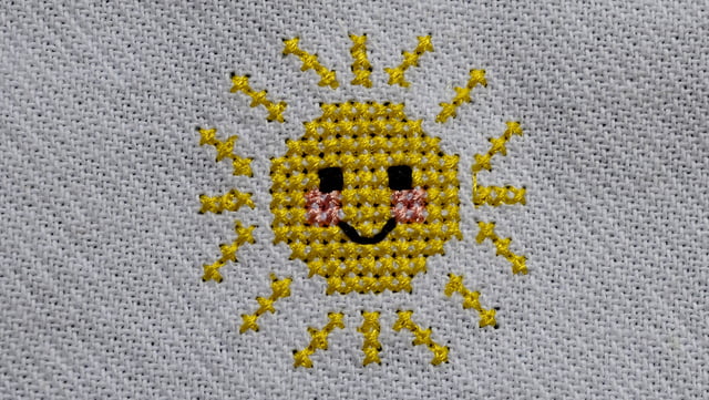 técnica de ponto cruz passo a passo