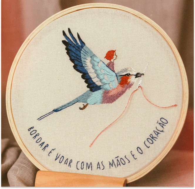 bordado livre