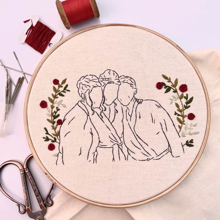 kit bordado iniciante