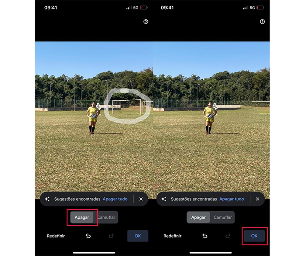 borracha mágica google fotos vs canva para remover objetos