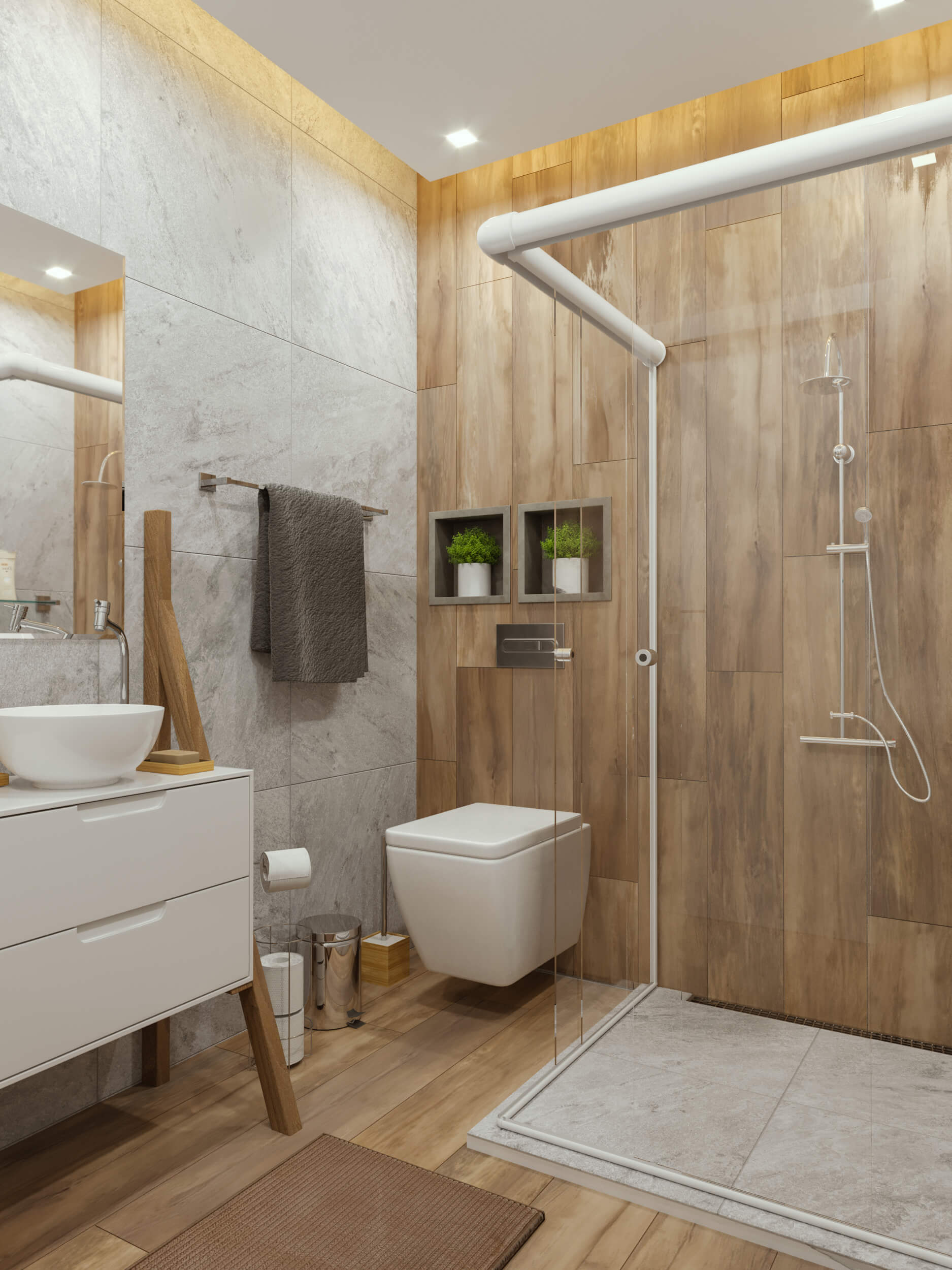 box de canto para banheiro pequeno