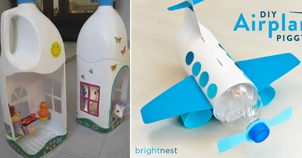 brinquedos com material reciclado