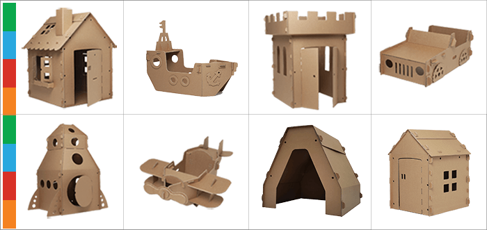 Top 5 Kits de Brinquedos de Papelão para Comprar Online