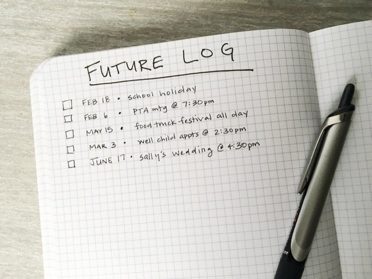 10 ideias criativas de páginas para seu Bullet Journal