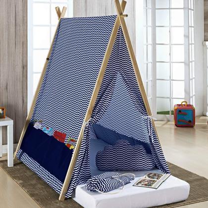 cabana infantil de tecido