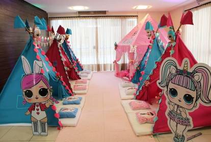 cabana infantil de tecido