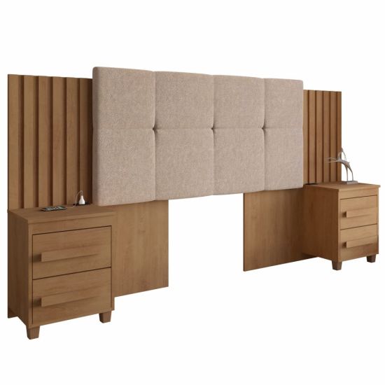 cabeceira estofada para cama box