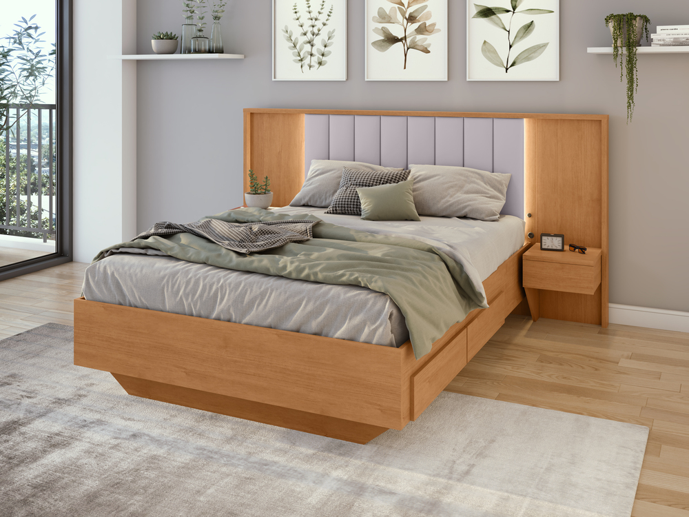 cabeceira de cama de casal