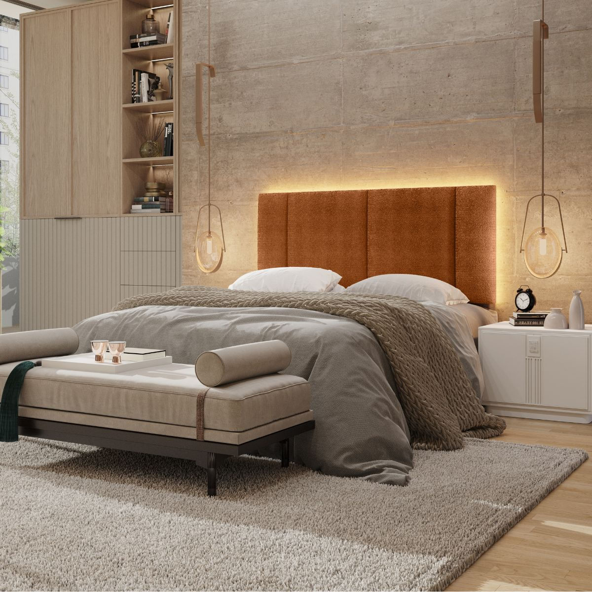 instalação cabeceira suspensa