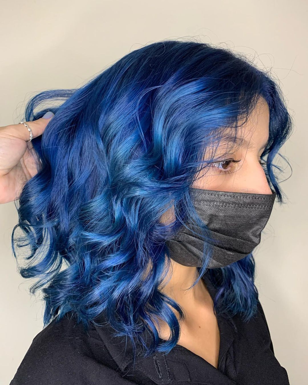 cabelo azul