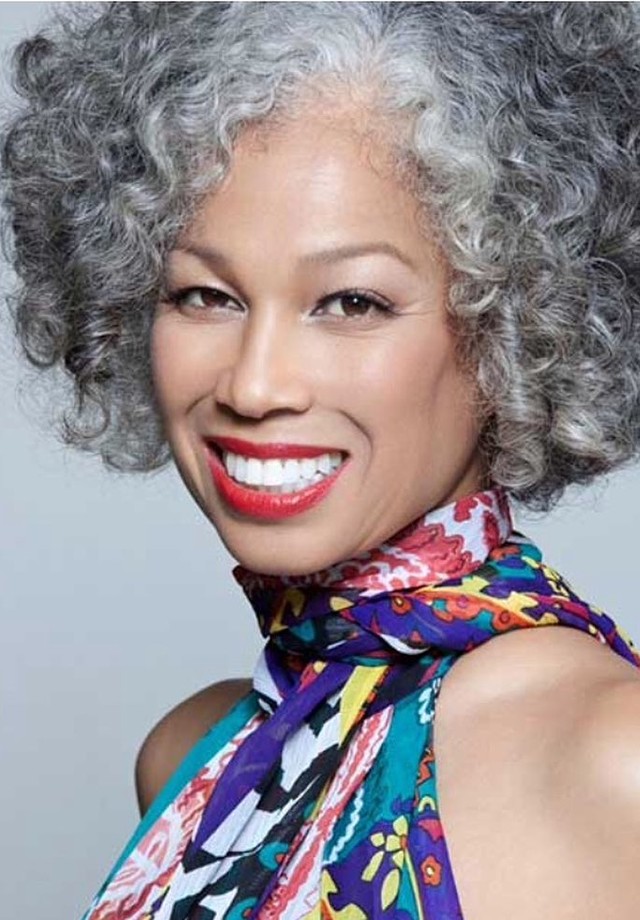 cabelo grisalho natural versus tingido