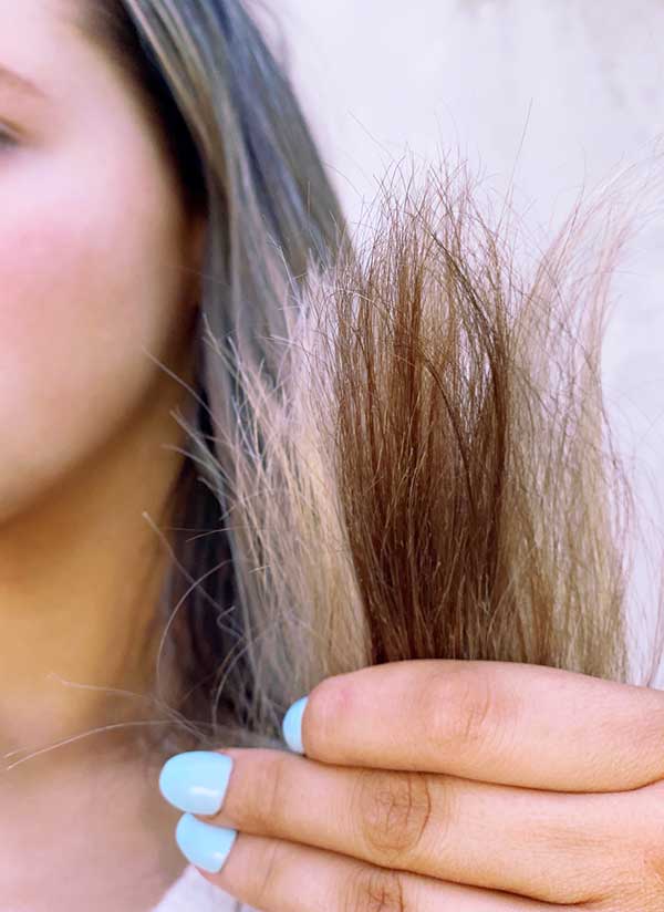 hidratação para pontas ressecadas