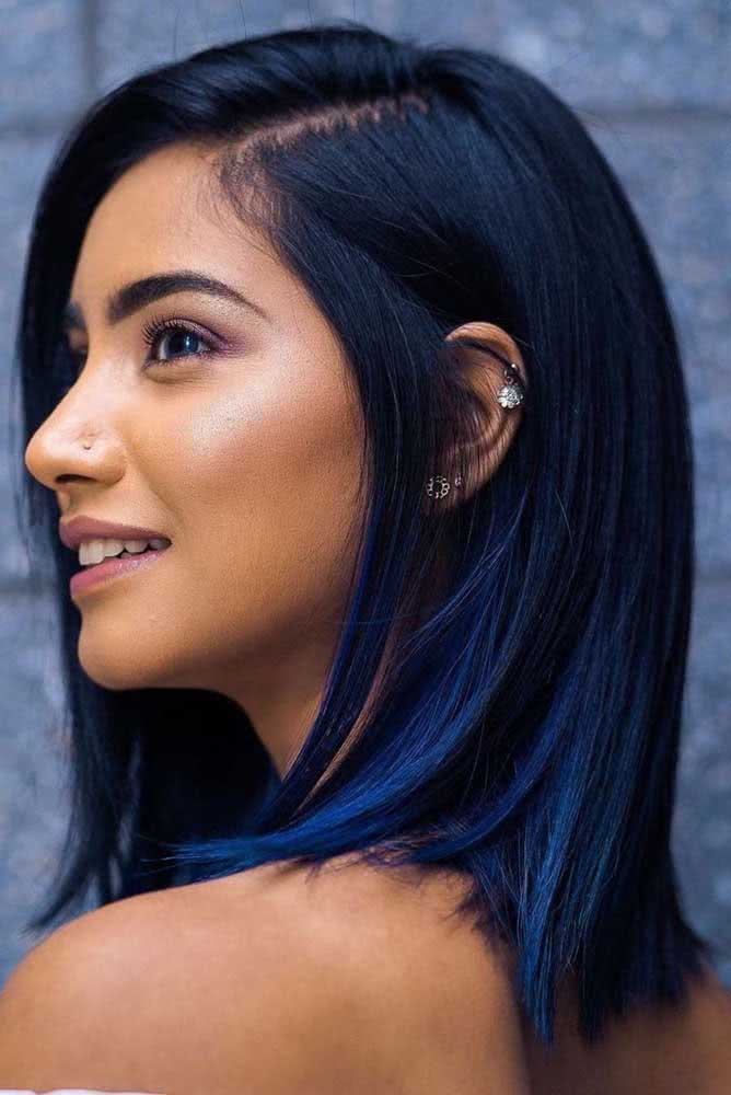 preço tinta cabelo curto preto azulado salão ou em casa