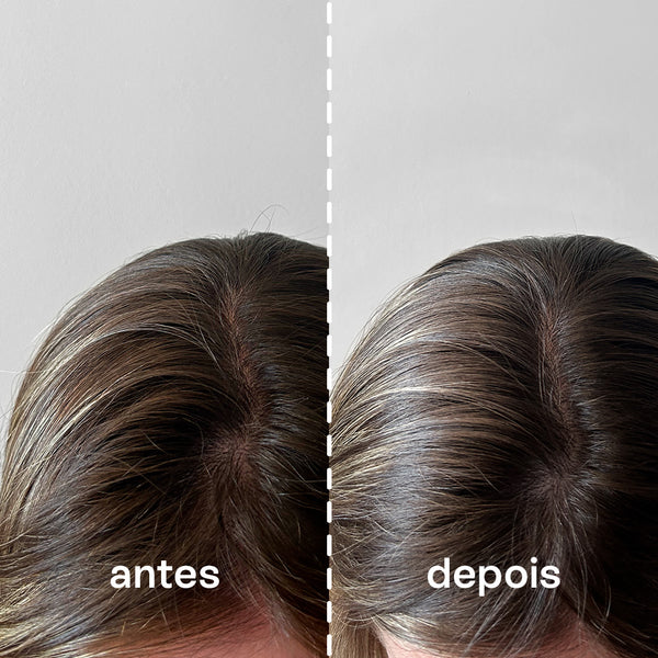 cabelo manchado de matizador