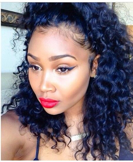 qual tinta usar para cabelo preto azulado