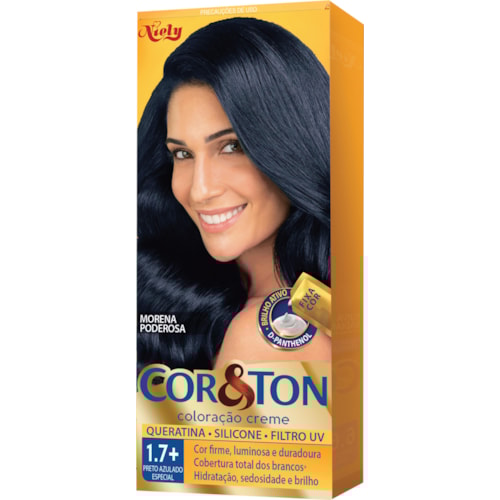 cabelo preto azulado