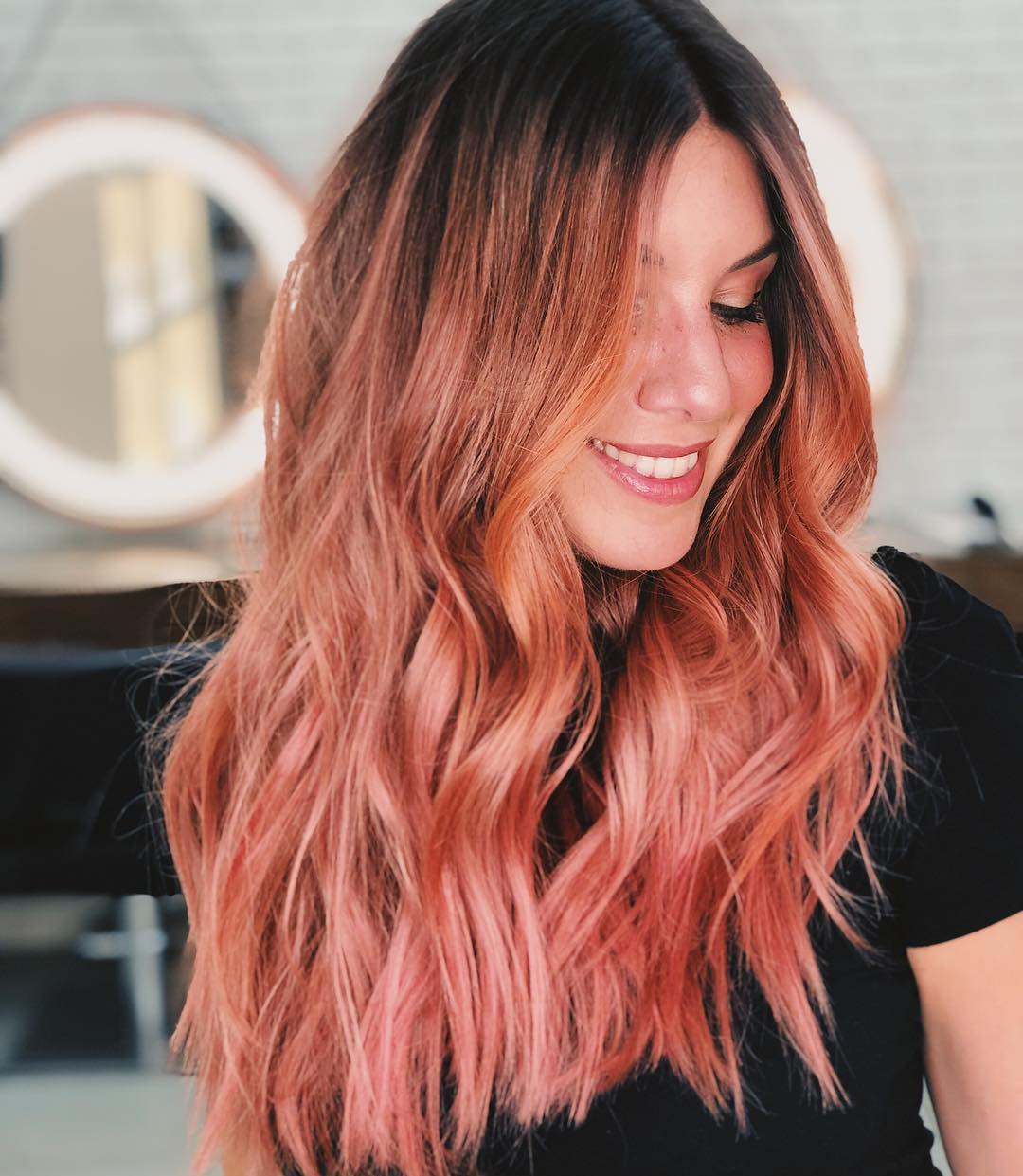 cabelo ruivo raiz escura