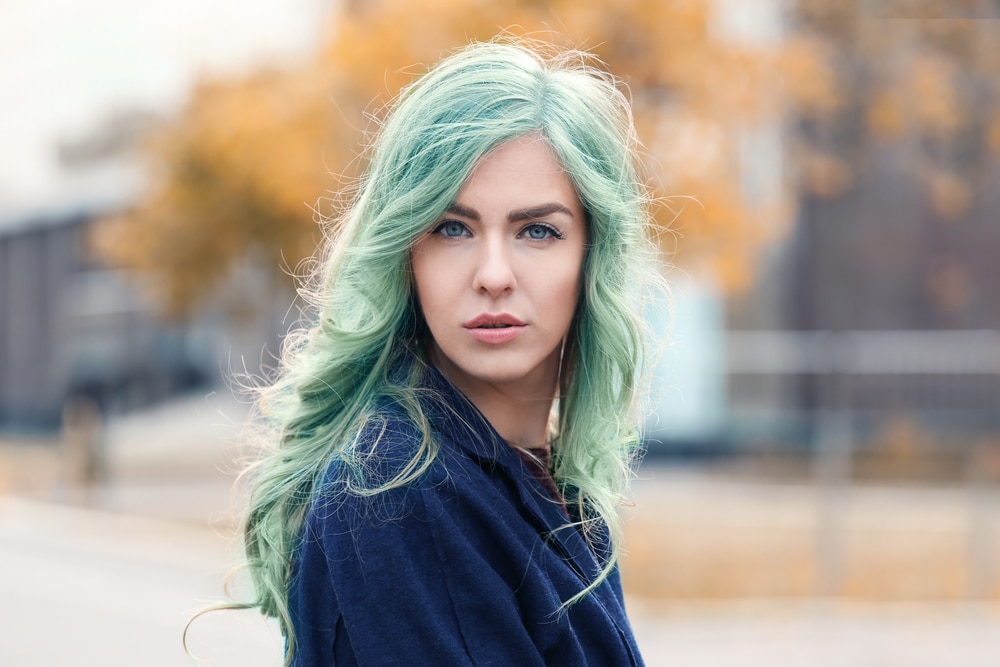 cabelo verde