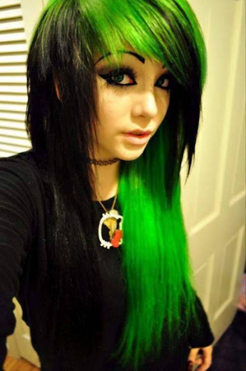 cabelo verde
