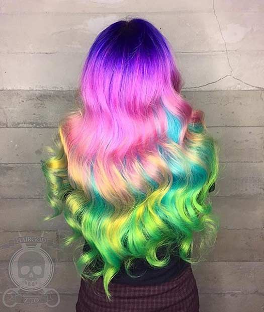 neutralizar amarelo para cabelo verde agua e roxo