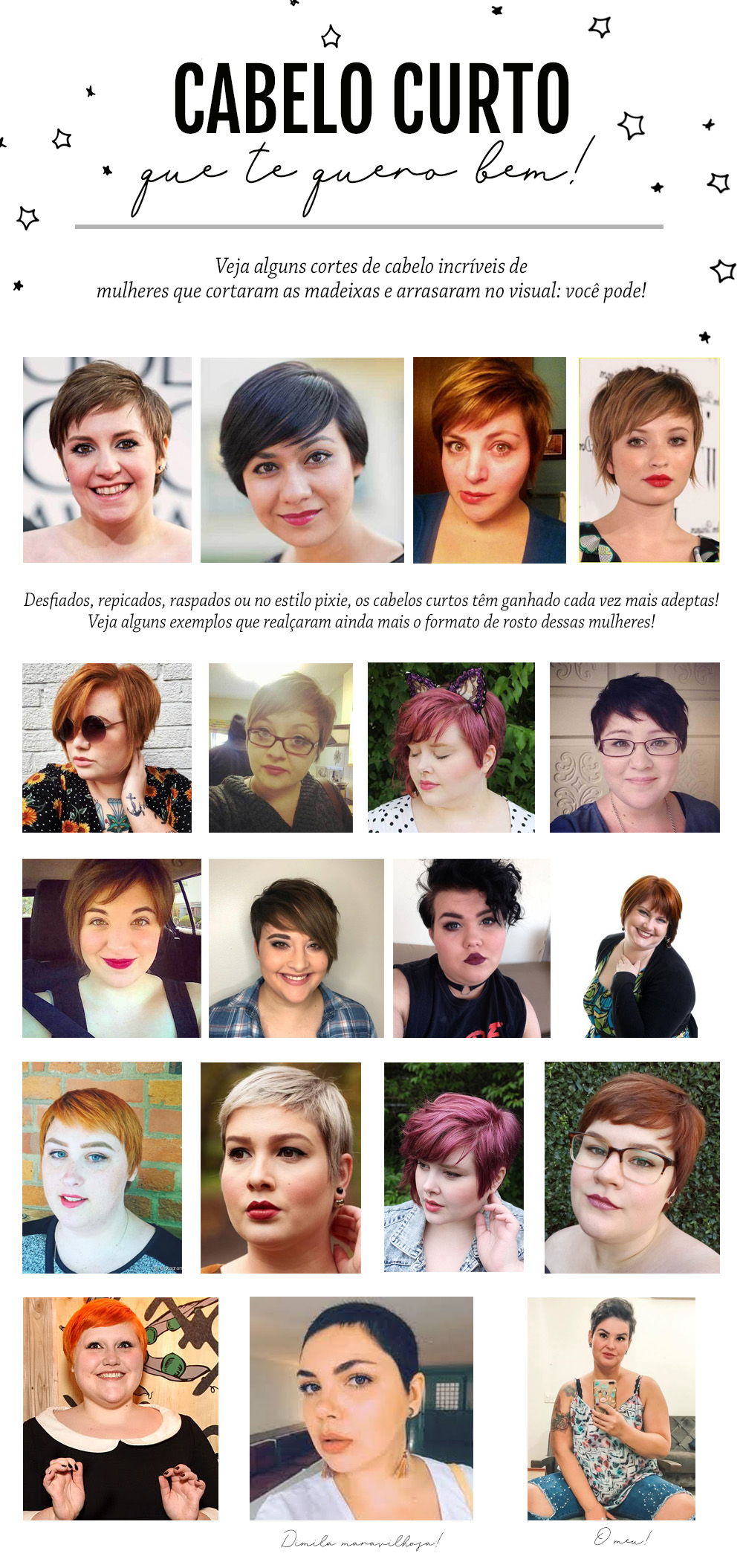 erros comuns cabelo curto rosto redondo