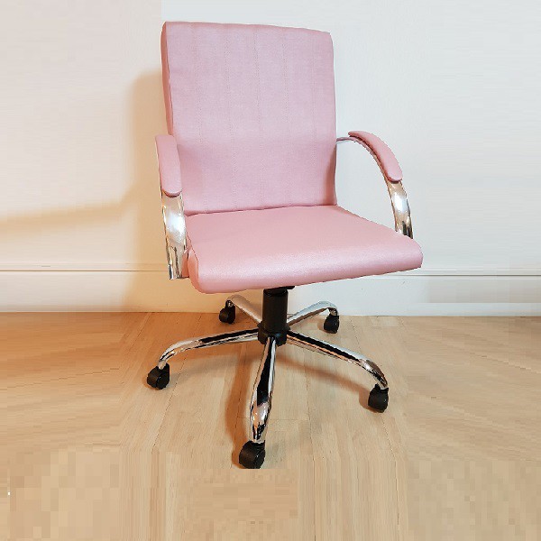 cadeira de escritorio rosa
