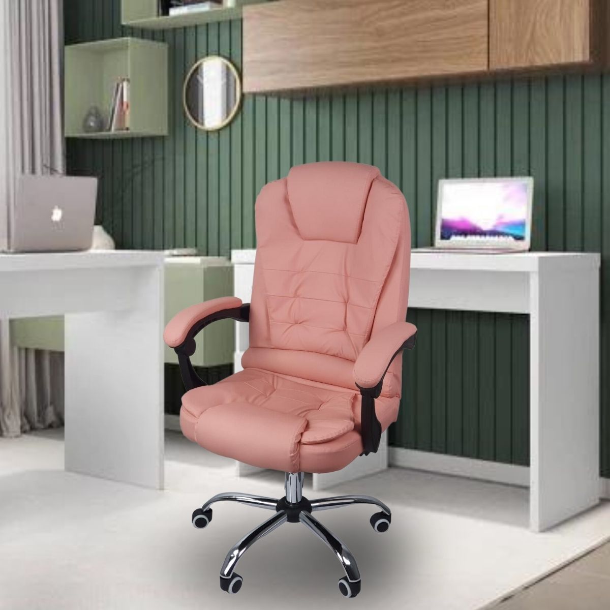 Como escolher a cadeira de escritório rosa ideal para sua postura