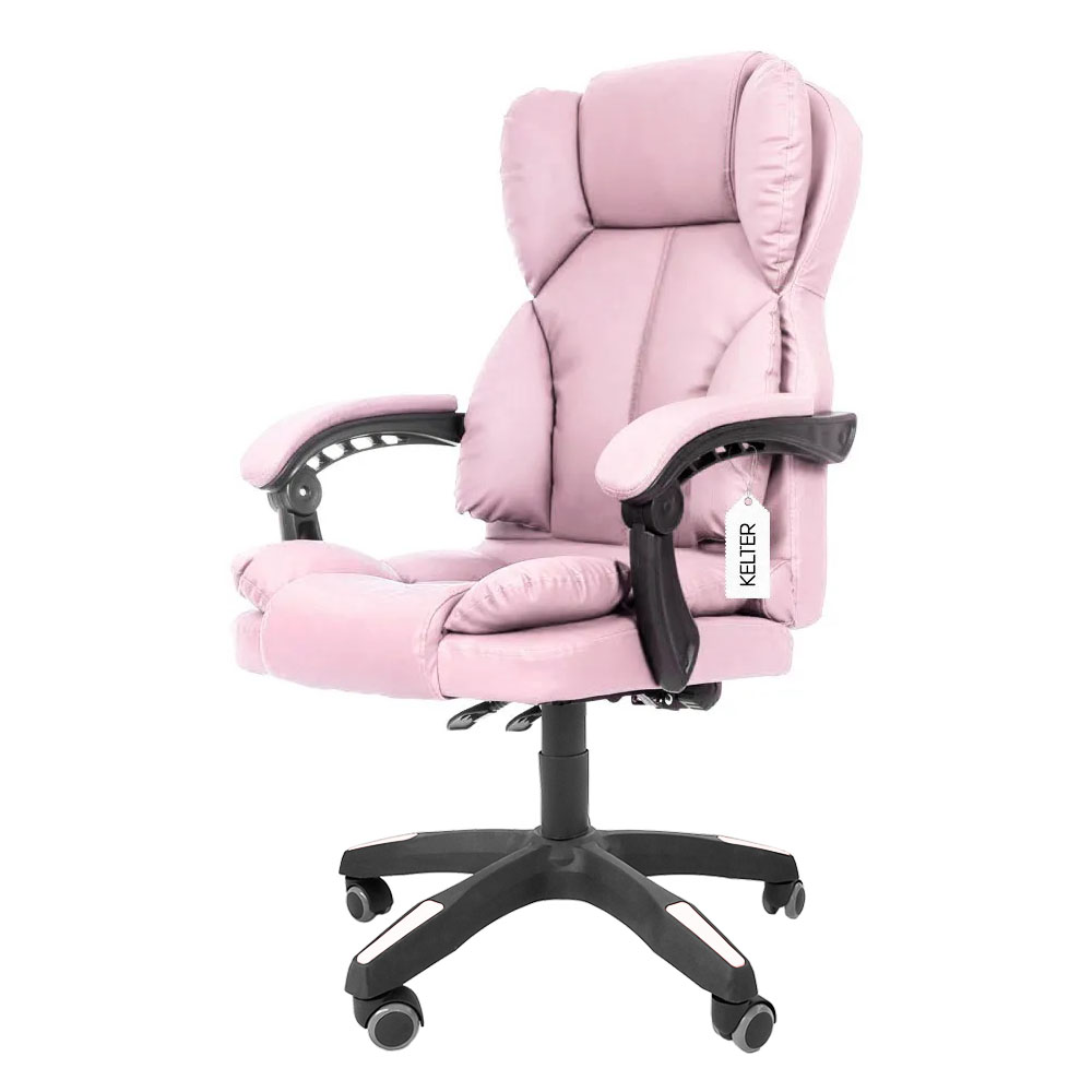 Cadeira rosa com tela mesh: Conforto e ventilação para dias quentes