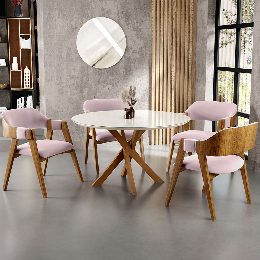 cadeira estofada para sala de estar com conforto