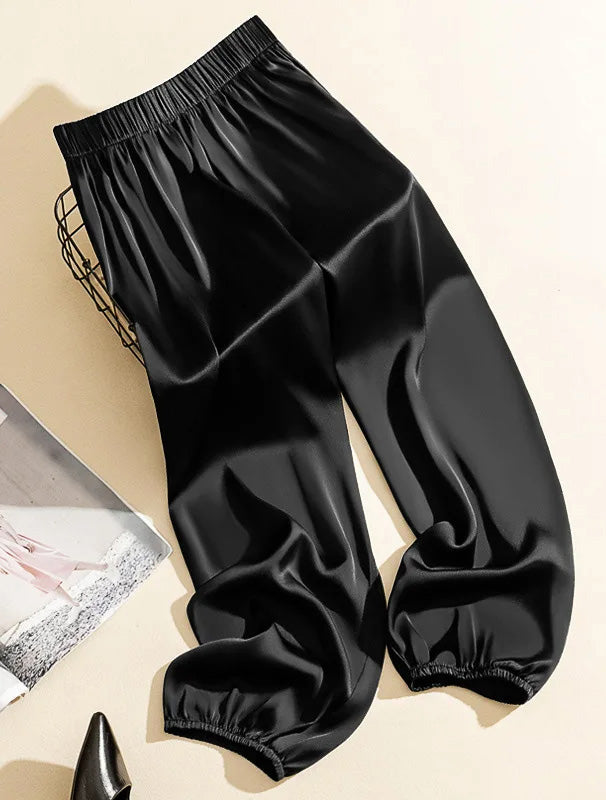 calça de moletom com punho