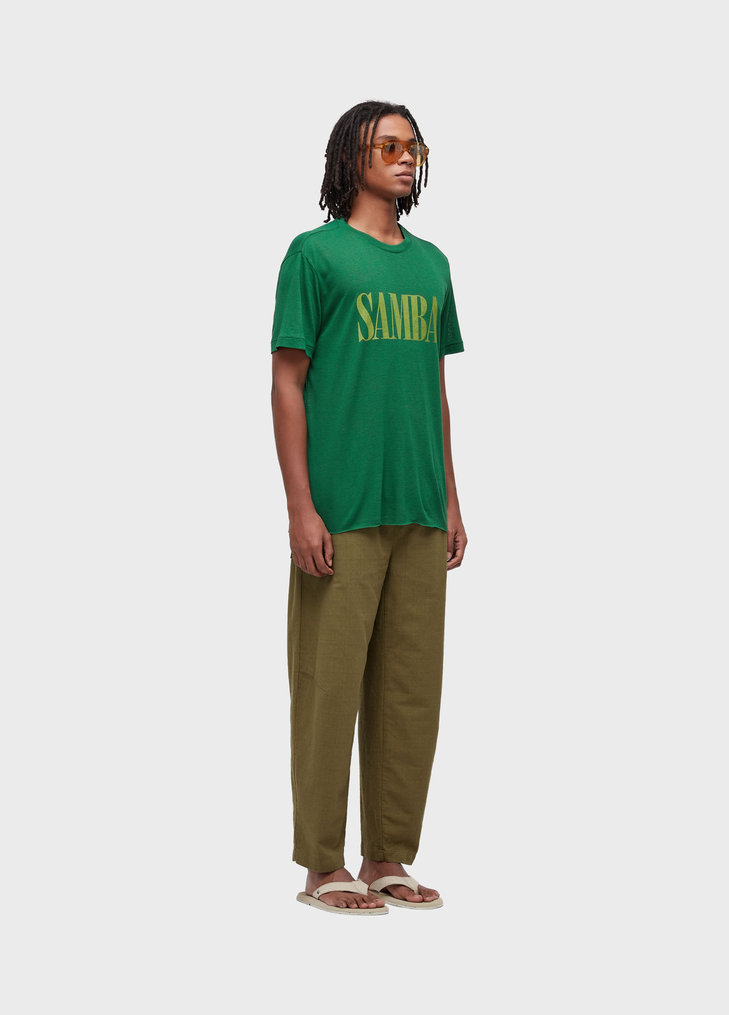 jogger de viscose elegante