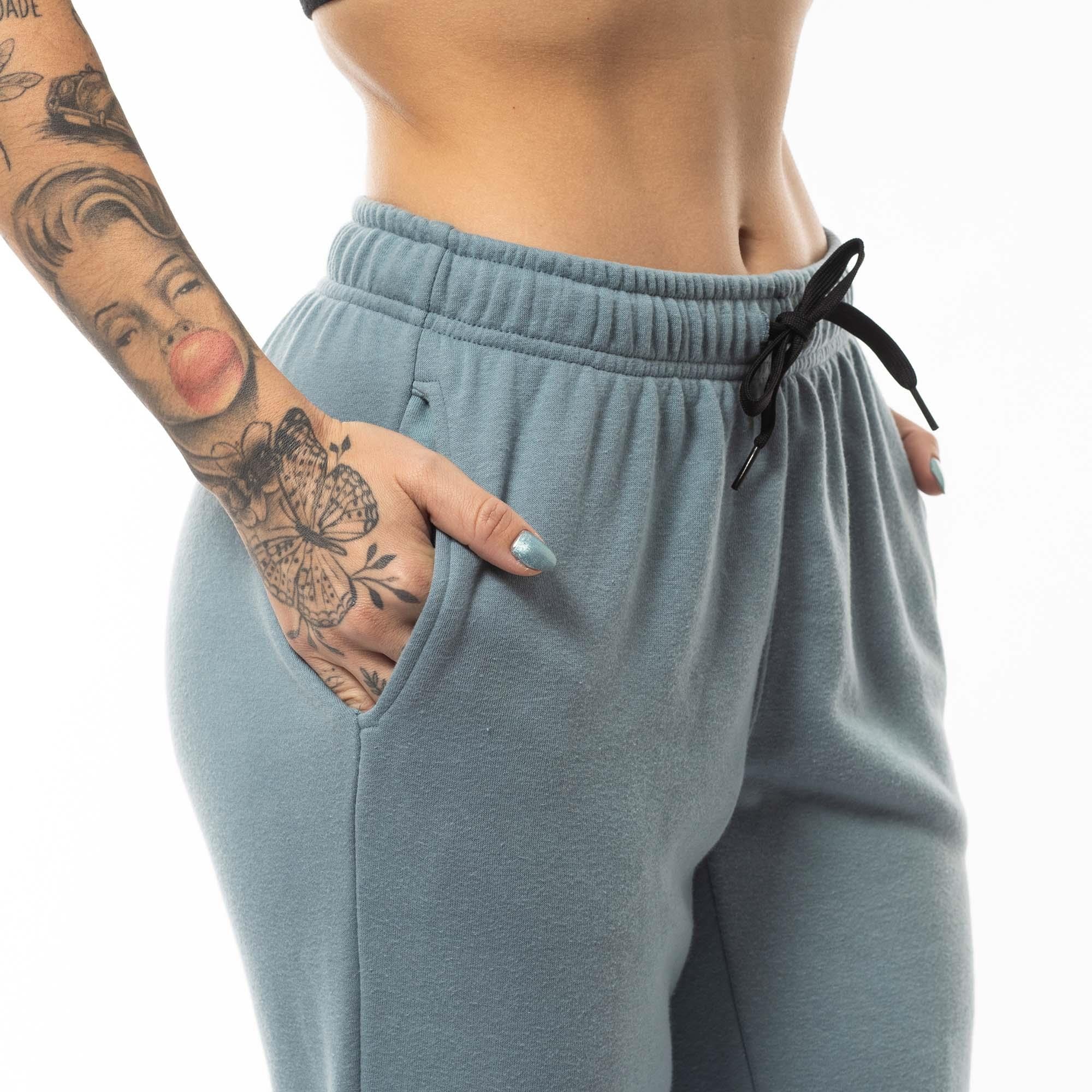 calça de moletom com punho