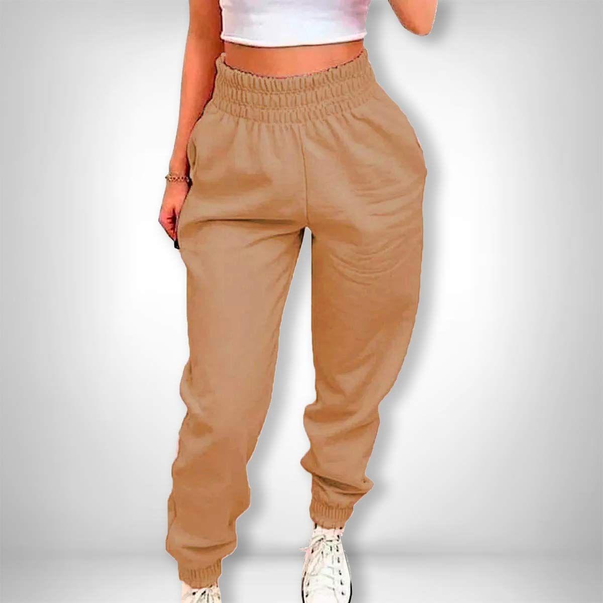 calça de moletom com punho