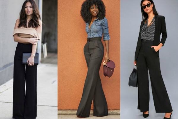 Como combinar calça pantalona com diferentes tipos de sapatos