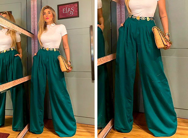 Calça pantalona: A peça curinga para looks de trabalho