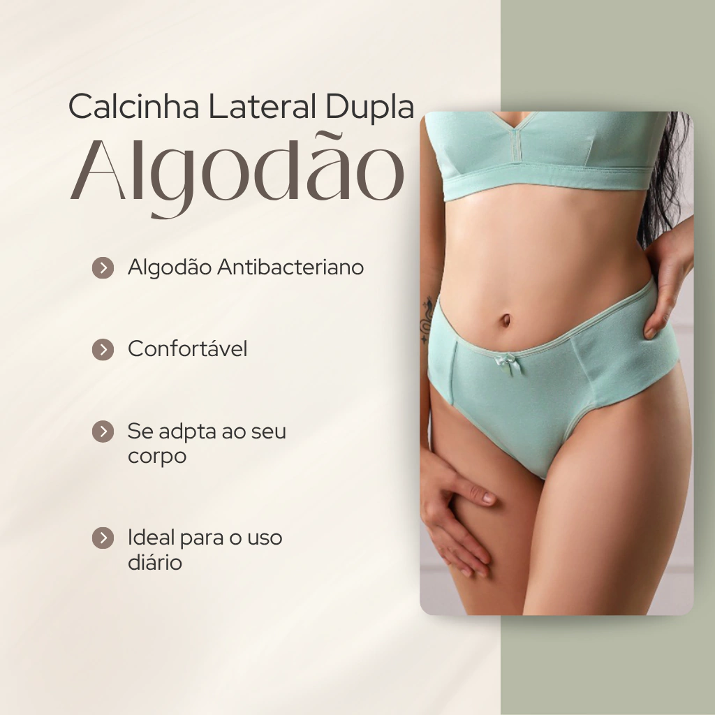 calcinha de algodão
