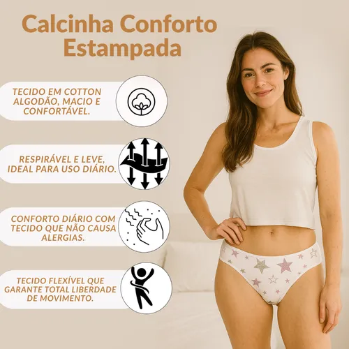 calcinha de algodão