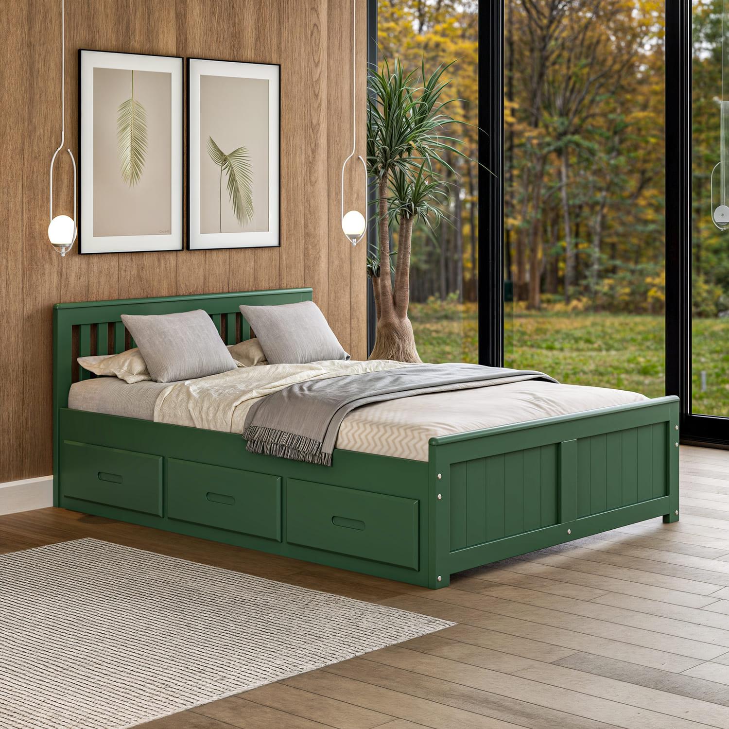 melhor cama de casal com gavetas para quarto pequeno