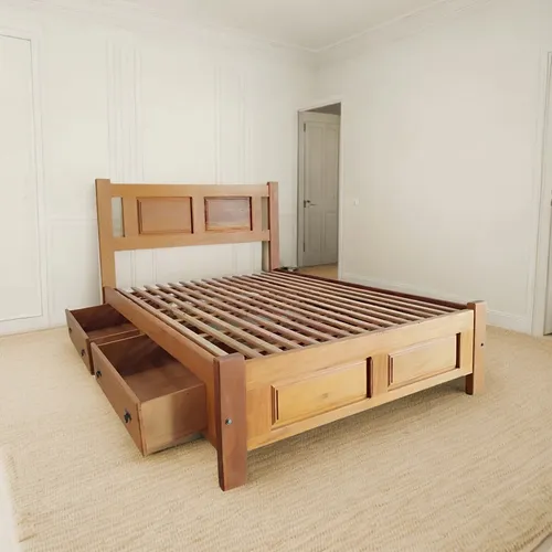 cama de casal com gavetas