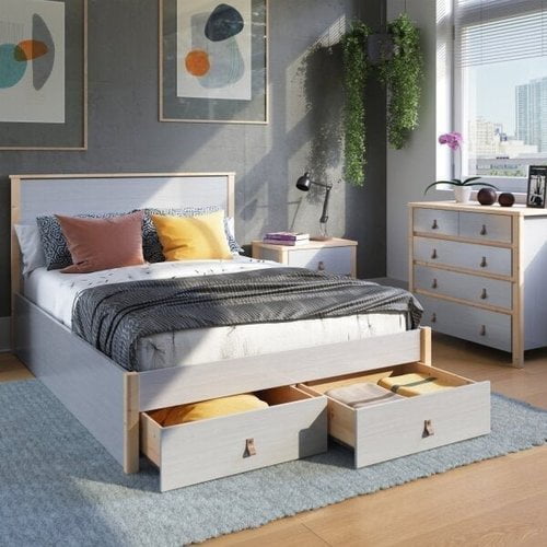 cama de casal com gavetas barata