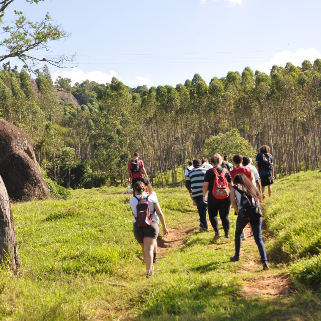 caminhada na montanha
