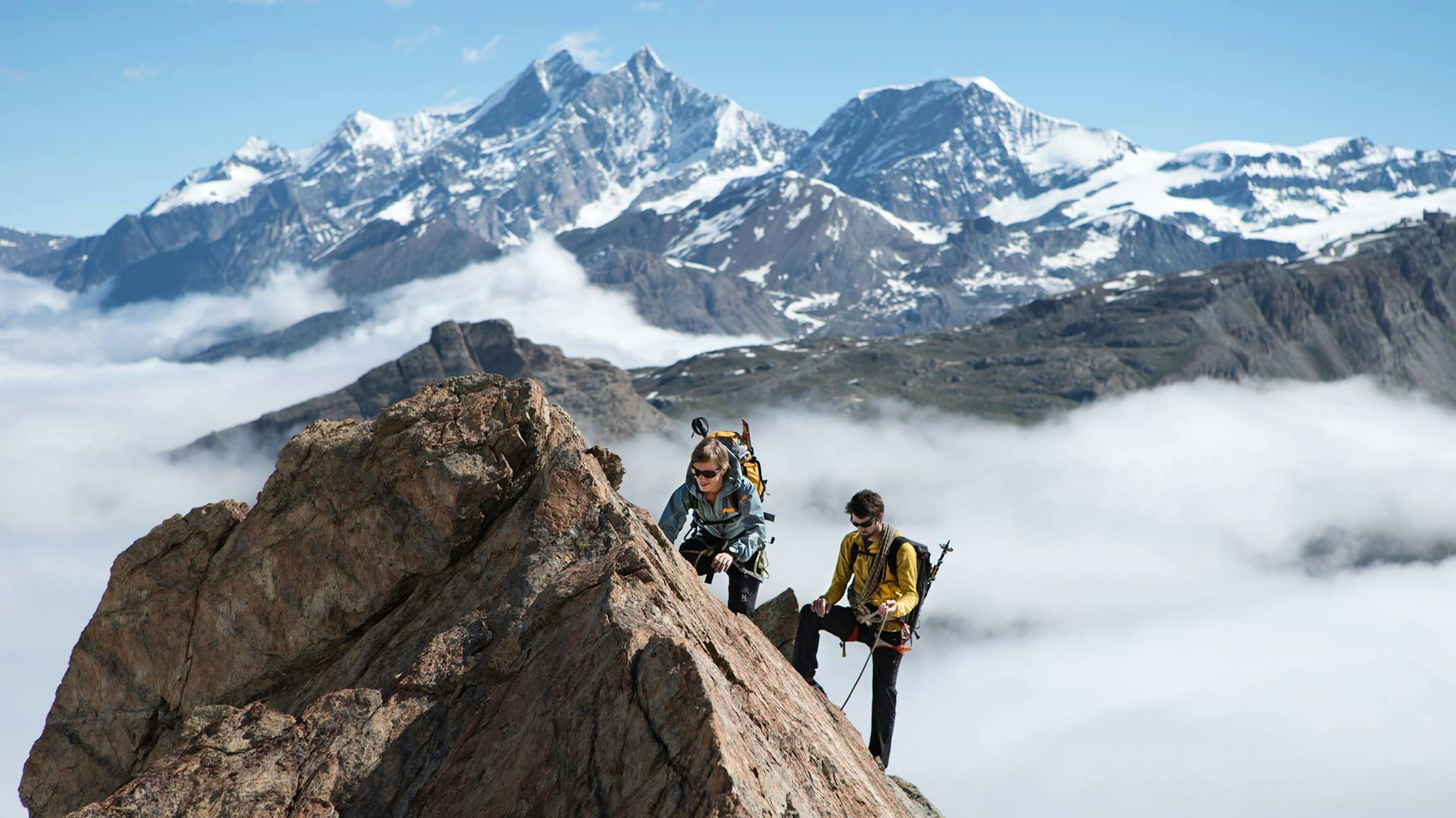 caminhada na montanha