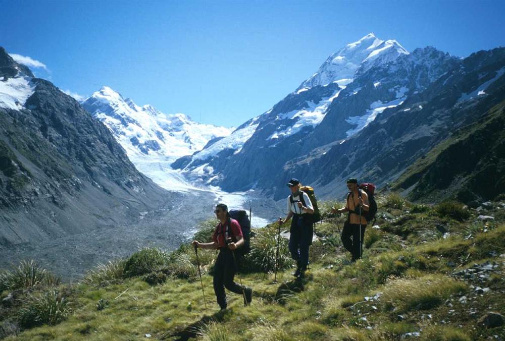 caminhada na montanha