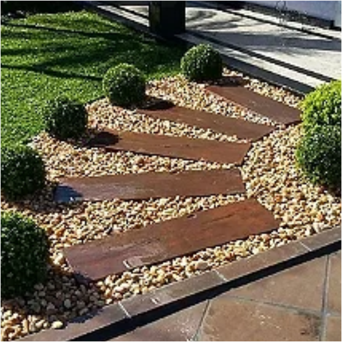 manutenção de caminhos de jardim