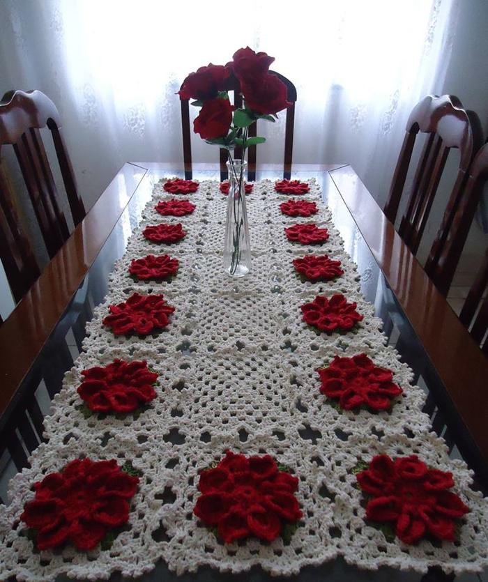 5 Maneiras Criativas de Usar seu Caminho de Mesa de Crochê