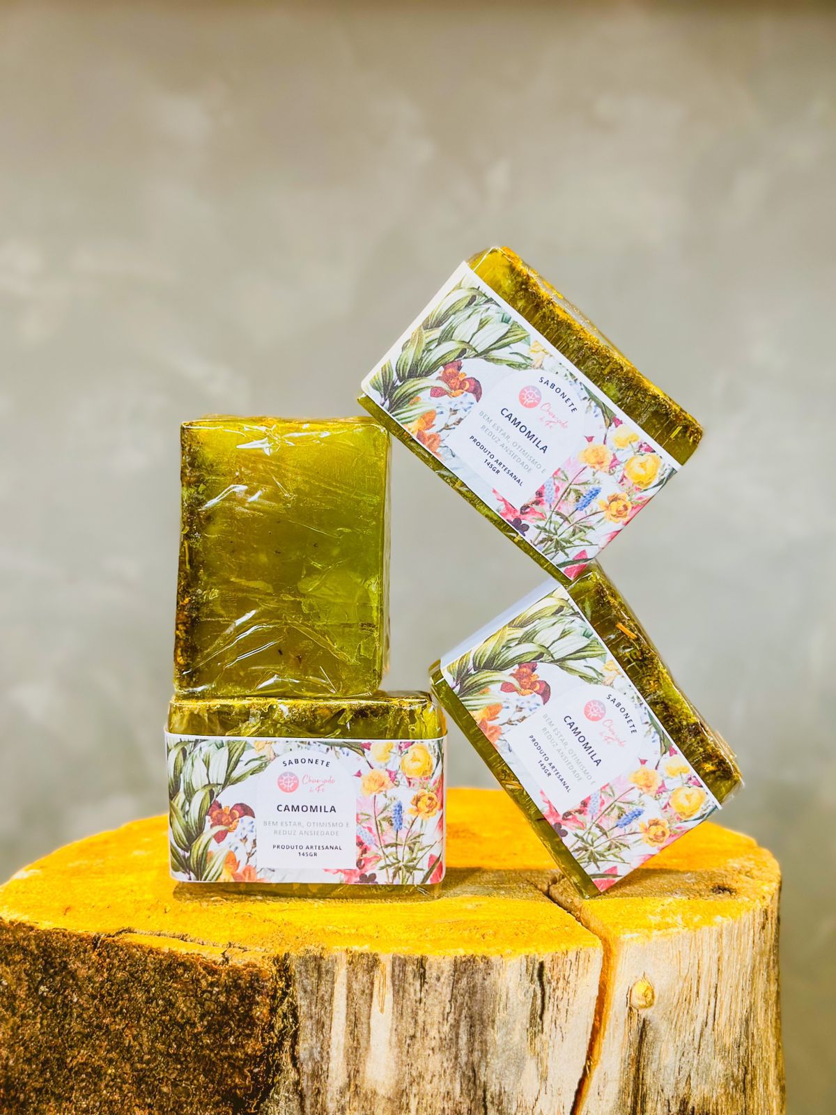 redução de cortisol com camomila