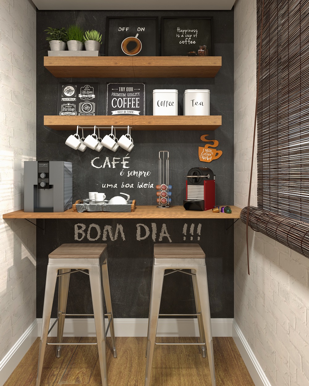 cantinho do café decorado