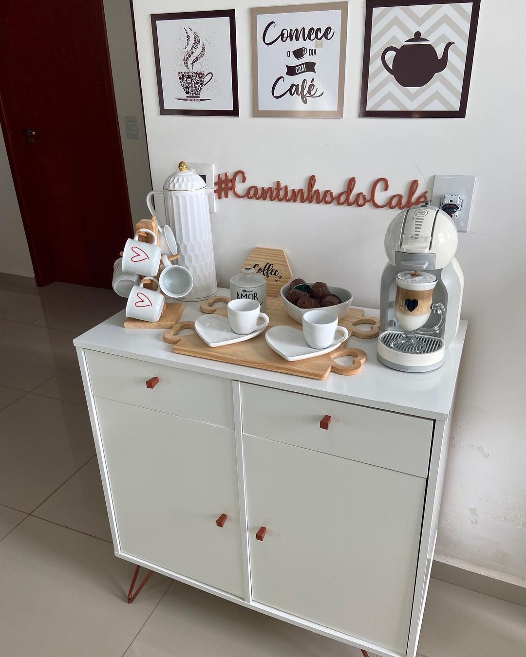 como montar um cantinho do café em casa