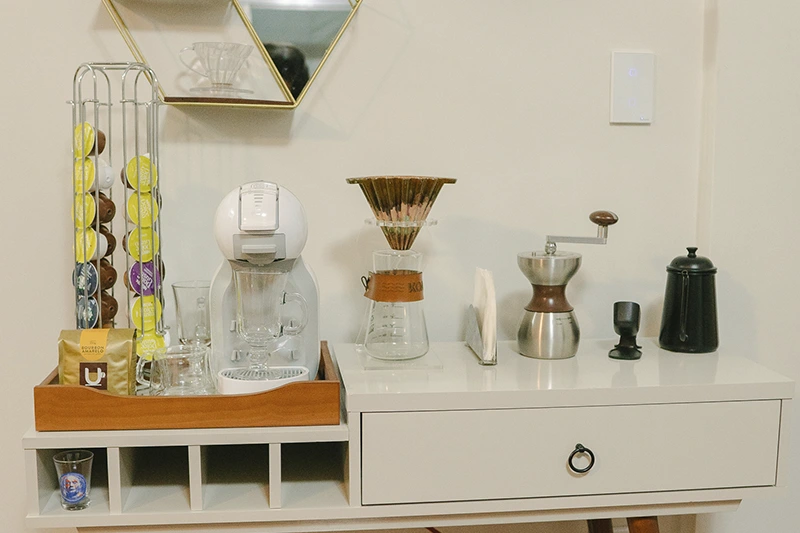 Organização inteligente para o seu cantinho do café