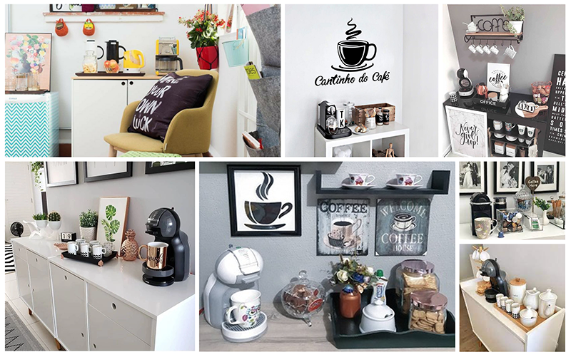 Tendências de decoração para cantinhos de café em 2024